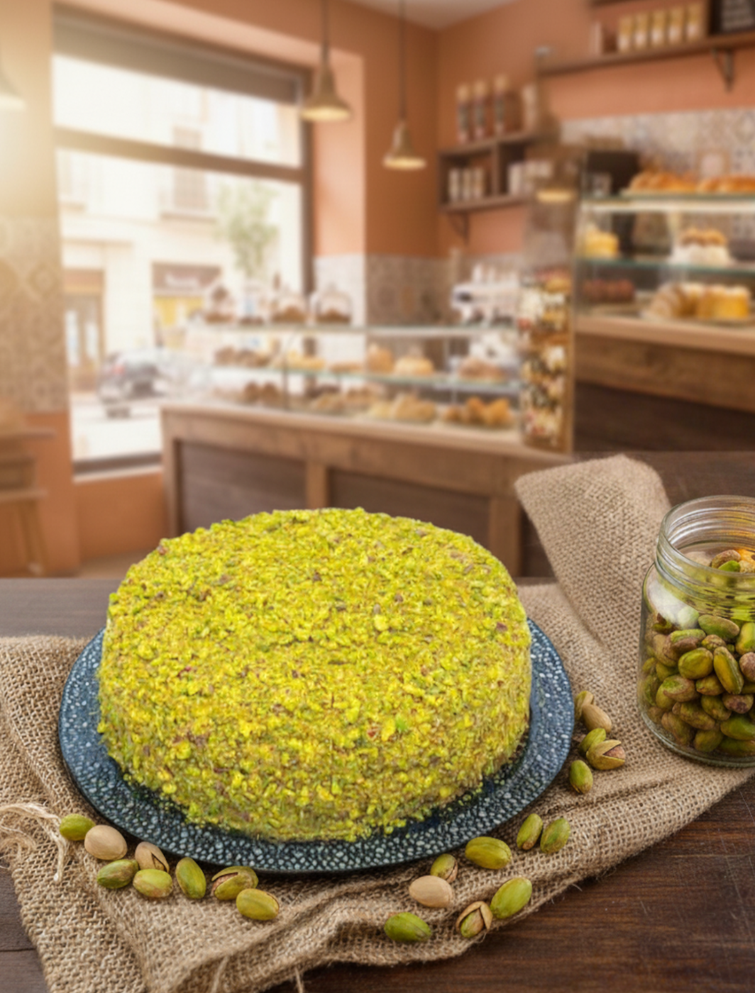 Torta Brontella con Pistacchi di Bronte DOP