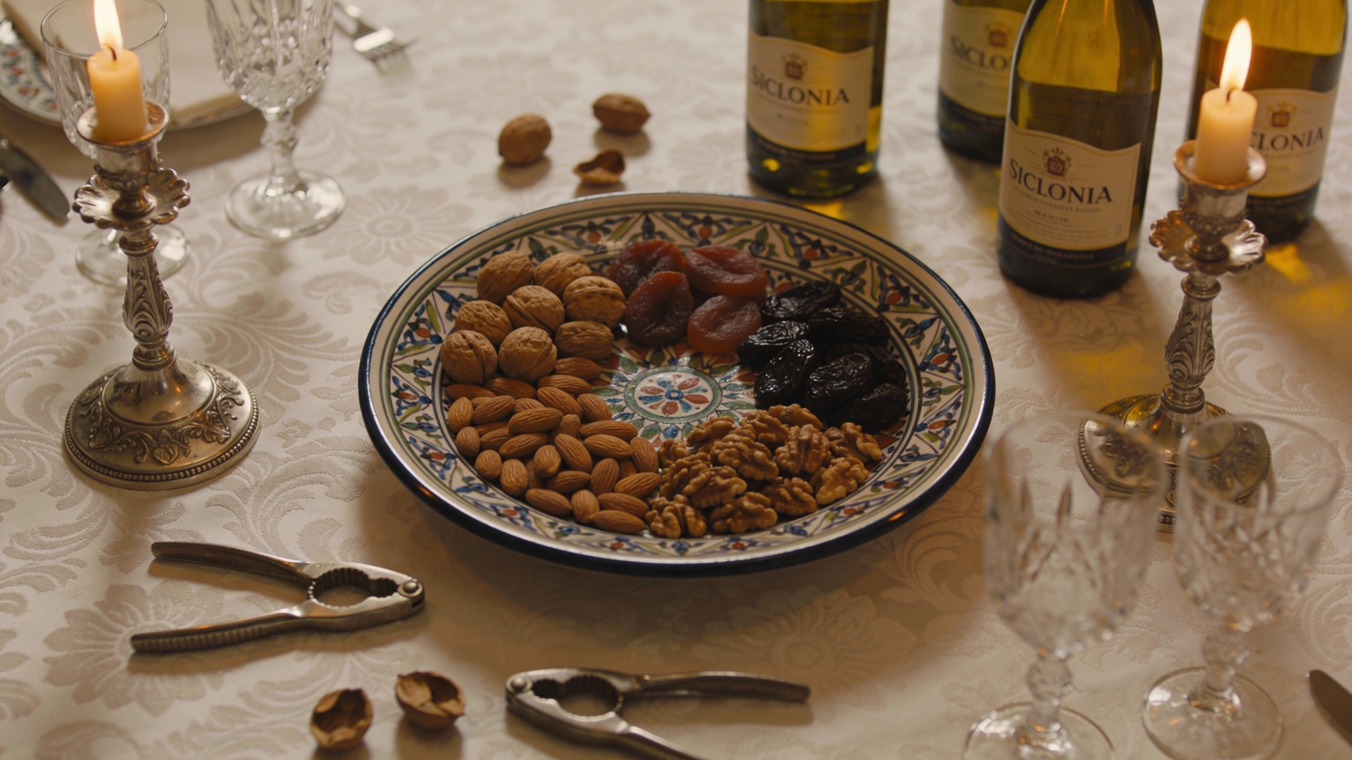 Frutta secca siciliana tradizionale mandorle fichi noci