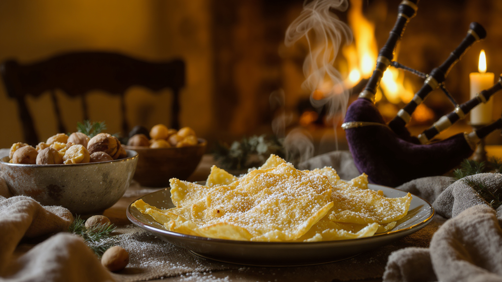 Le Crispelle o Sfinci: frittelle di pasta lievitata ripiene di ricotta fresca e coperte di miele.